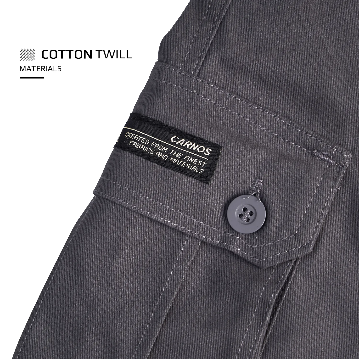 3.Cargo Pendek Light Grey