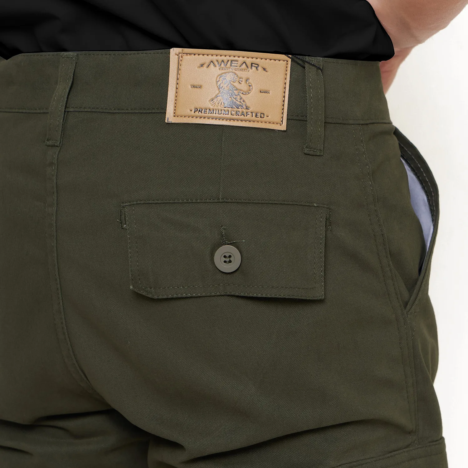 4.Awear Cargo Green Army