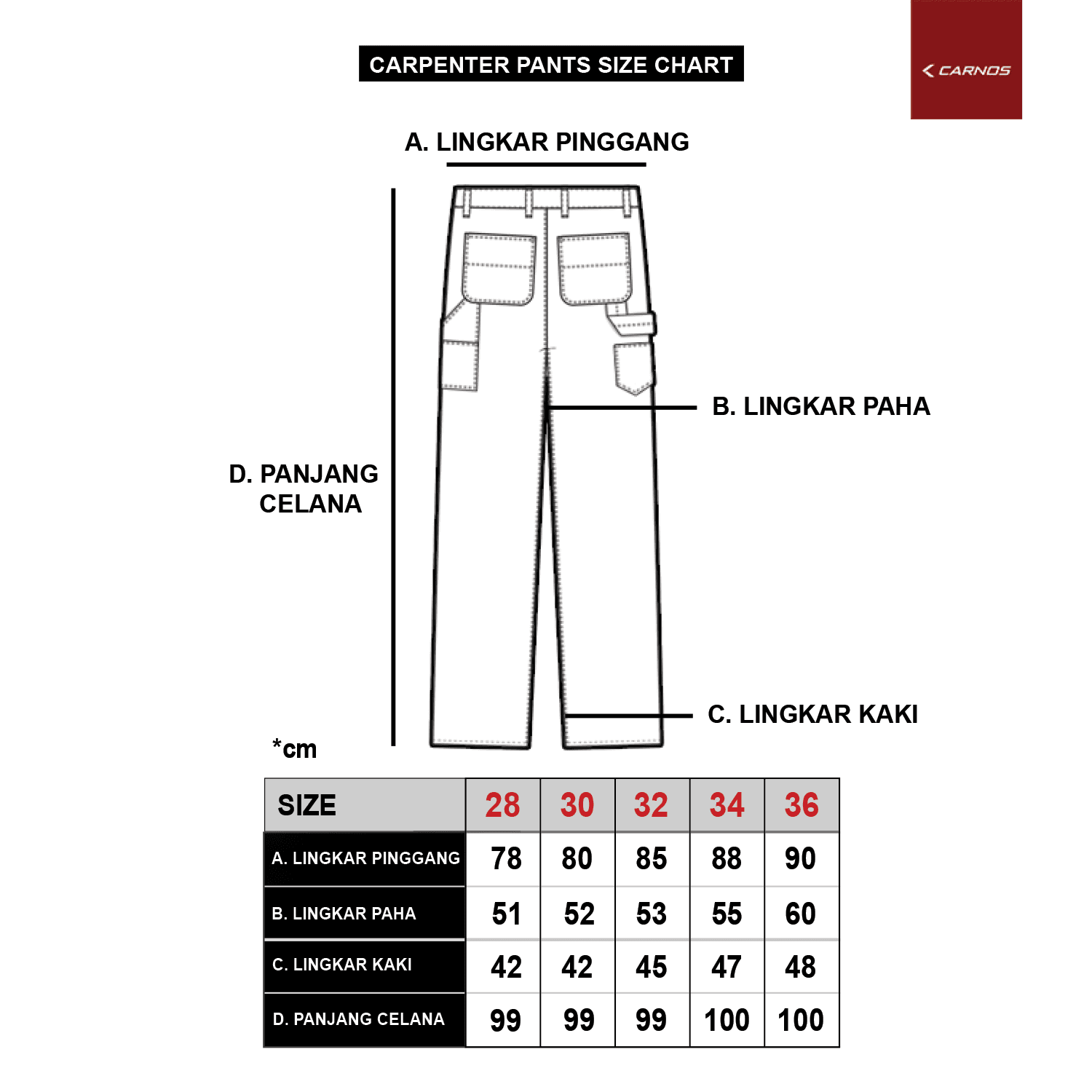 UKURAN 1500x1500 CARPENTER JEANS